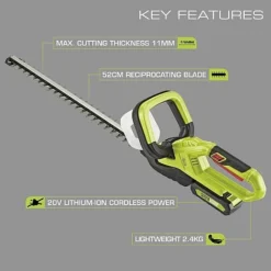 Garden Gear 20V Cordless Lithium-ion Hedge Trimmer -Lallatros Shop D953220Garden20Gear2020V20Hedge20Trimmer202000x200020ANN