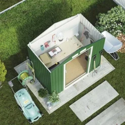 Waltons Apex Metal Shed 7 X 4.2FT -Lallatros Shop G0171 6 1000x1000 1