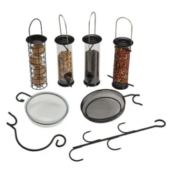 Bird Feeding Station With 4 Bird Feeders -Lallatros Shop G1357 CO 21