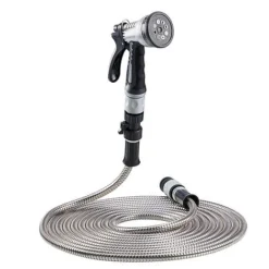 The Armoured Easy Hose Stainless-Steel Hose - 25FT -Lallatros Shop G2232 2