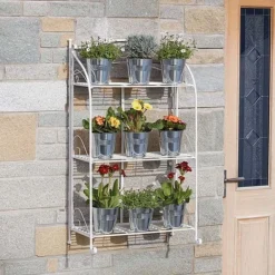 Three-tier Highbury Folding Metal Plant Stand -Lallatros Shop G2663 4