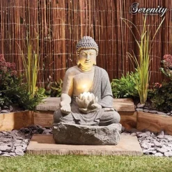 Serenity Lotus Buddha Water Feature