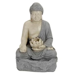 Serenity Lotus Buddha Water Feature -Lallatros Shop G2746 7