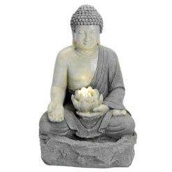 Serenity Lotus Buddha Water Feature -Lallatros Shop G2746 8