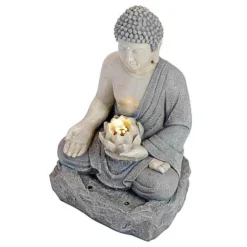 Serenity Lotus Buddha Water Feature -Lallatros Shop G2746 9