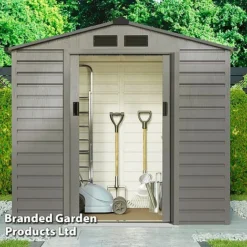 Waltons Apex Metal Shed 7 X 4.2FT -Lallatros Shop SHED APEXGREYA S47803
