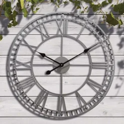 Roman Numeral Garden Wall Clock -Lallatros Shop z CLOCKG2611