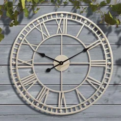 Roman Numeral Garden Wall Clock -Lallatros Shop z CLOCKG2612